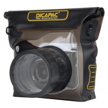 DiCAPac WP-S3 wasserdichtes Case für Spiegellose Systemkameras mit Wechselobjektiv