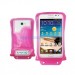 DiCAPac WP-C2 wasserdichte Foto Handyhülle für große Smartphones  pink