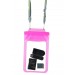DiCAPac WP 565 kleine wasserdichte Schutzhülle für persönliche Gegenstände Zubehör Akkus Speicherkarten pink hinten