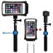DiCAPac Action DRS-C2 wasserdichtes Smartphone Hüllen Set - mit Bluetooth Selfie Stick plus Universalhalter