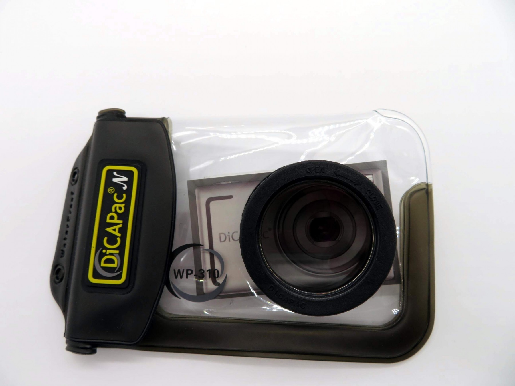 DiCAPac WP-310 Waterproof Camera Bag with camera