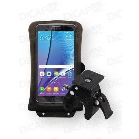 Waterproof phone pouch set DiCAPac Action DB-C2 with bicycle mount