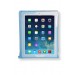 blue DiCAPac WP-i20 waterproof iPad Case - front 